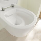 Villeroy & Boch viseča brezrobna WC školjka s počasnim zapiranjem AVENTO 5656 RS 01 White Alpin | Shoptok.si