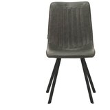 MID.YOU Set Stolov Liano Pu, Antracit, 2 Kos | Shoptok.si