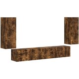 3 pcs Dimljeni oreh - - Rjava - 53.31 - 98 x 31 x 29,5 cm - 2025-vidaXL-Uvoz_2 | Shoptok.si
