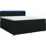  Boxspring krevet s madracem Crna 180 x 200 cm Tkanina | shoptok.hr