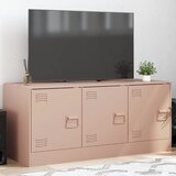  The Living Store TV omarica roza 99x39x44 cm jeklo - TV Omarica, (21508164) Cene