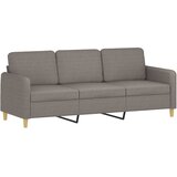  3-dijelni set sofa s jastucima smeđesivi od tkanine | shoptok.hr