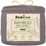 Bambaw rjuha iz bambusa 90 x 190 cm - dark grey Cene