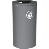PROCITY Zunanja posoda za odpadke OLBIA, prostornina 80 l, z notranjim vedrom, sive barve Cene