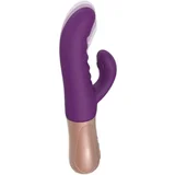 ove to Love LSassy Bunny - punjivi, push-pulse vibrator (ljubičasti)