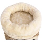  Kućica za mačke s luksuznim jastukom 33 cm od morske trave | shoptok.hr