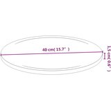  Daske za rezanje 6 kom Ø 40 x 1,5 cm cm od bambusa | Shoptok.si