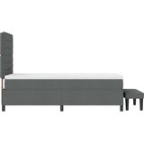  Krevet s opruga kutije Tamno siva 90 x 190 cm tkanina | shoptok.hr