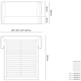 Micadoni Krem tapecirani bračni krevet s prostorom za odlaganje s podnicom 180x200 cm Miley – | shoptok.hr