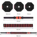  Podesivi set utega octagon 2x10kg Slike