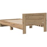  Krevetna konstrukcija Umjetnički hrast 203 x 104 x 70 cm | shoptok.hr