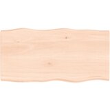 vidaXL Stolna ploča 100x50x4 cm netretirana hrastovina sa živim rubom Cijene