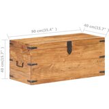  Škrinja od masivnog bagremovog drva 90 x 40 x 40 cm | shoptok.hr