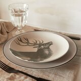 Costa Nova Črni/bež desertni lončeni krožniki v kompletu 4 ks ø 22 cm Elements – | Shoptok.si