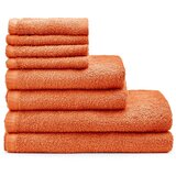 Catherine Lansfield Oranžni hitro sušeči bombažni komplet brisač 8 ks Quick Dry – | Shoptok.si