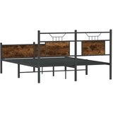  Okvir kreveta bez madraca boja hrasta 140 x 190 cm drveni | shoptok.hr
