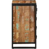 vidaXL Predalčnik Multicolor 40x40x90 cm Masivni les Reclaimed | Shoptok.si