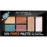 Rimmel London mini power palette dekorativna kozmetika 6,8 g nijansa 004 pioneer