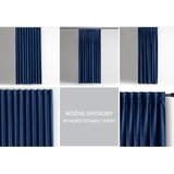 AmeliaHome Curtain VELVET color indigo style classic tape type of material - textiles velvet 140x270 | shoptok.hr