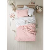 Mijolnir Bela/rožnata bombažna otroška posteljnina za otroško posteljico z rjuho/4-delna 100x150 cm Bonic – | Shoptok.si