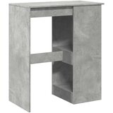 vidaXL Barski stol s držačima boja betona 90x47,5x103,5 cm drveni | shoptok.hr