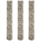  Kružne gabionske gredice 3 kom pocinčani čelik Ø 30 x 200 cm | shoptok.hr