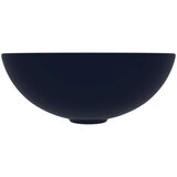  Kupaonski umivaonik od keramike tamnoplavi okrugli | Eponuda.com