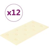  Zidne ploče od umjetne kože 12 kom krem 60 x 30 cm 2 16 m² | shoptok.hr