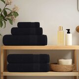  Ručnici za goste FROGN 10 kom. Crni 30x50 cm 360 g/m² | Shoptok.si
