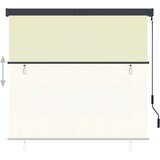  Vanjska roleta 160 x 250 cm krem | shoptok.hr