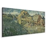  Slika - Vincent Van Gogh – Field with Wheat Stacks 60x30 Na talijanskom platnu | shoptok.hr