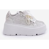 CheBello Leather Sneakers On Platform | Shoptok.si