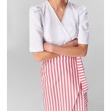 Trendyol Ženska omotač suknji Poplin bijela | pink | ePonuda.com