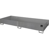 eurokraft pro Regalna talna kadica, prestrezna prostornina 540 l, DxŠxV 3250 x 1300 x 265 mm, brez mrežaste rešetke, vroče pocinkana izvedba | Shoptok.si