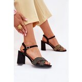 Boto Women's Heeled Sandals Black Almera | shoptok.hr