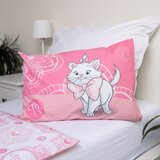 Jerry Fabrics Ružičasta pamučna dječja posteljina za dječji krevetić 100x135 cm Marie Cat – | shoptok.hr