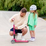 BOLDCUBE Sklopivi trotinet za decu Mala sirena 3 svetleća točka do 50kg roze | Eponuda.com