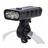 Alu. led cree xm-l t6x3 svjetlo za bicikl ipx5 crno usb 7500k | shoptok.hr