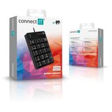 Connect IT CKB-0060-BK - Žičana numerička tastatura, crna | Eponuda.com
