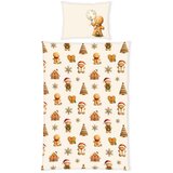 Lesnina XXXL POSTELJNINA Wild Flowers Leopard Bettwäsche 140/200 cm saten rjava, črna | Shoptok.si