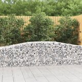 vidaXL Lučne gabionske košare 8 kom 400x50x60/80 cm pocinčano željezo Cijene