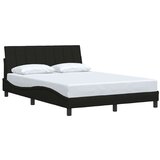 vidaXL Okvir kreveta bez madraca crni 120 x 200 cm od tkanine | shoptok.hr