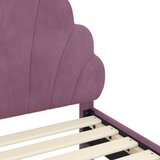  Krevet za djecu s uzglavljem Ljubičasta 80 x 200 cm Baršun | shoptok.hr
