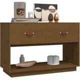 The Living Store ormarić smeđa boja meda 90x40x60 cm od masivne borovine | shoptok.hr