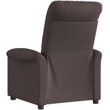  Naslonjač od tkanine tamnosmeđi | shoptok.hr
