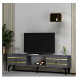 Hanah home tv polica pelin anthracite gold