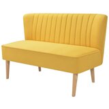 vidaXL Sofa 117x55,5x77 cm Tkanina Žuta | shoptok.hr
