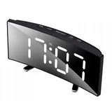 Digitalna led ura z učinkom ogledala, alarmom in termometrom, (20810649)