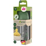 Nip Green staklo flašica zelena 240ml 0m+,M protok | Eponuda.ba