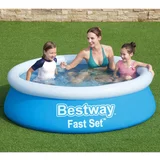 Bestway Fast Set napihljiv bazen okrogel 183x51 cm moder